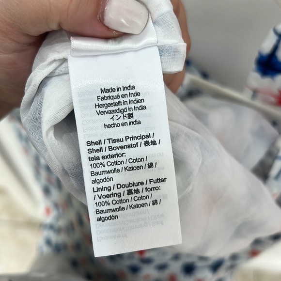 NEW J. Crew Red & White Smocked Maxi Dress - Picture 9 of 9